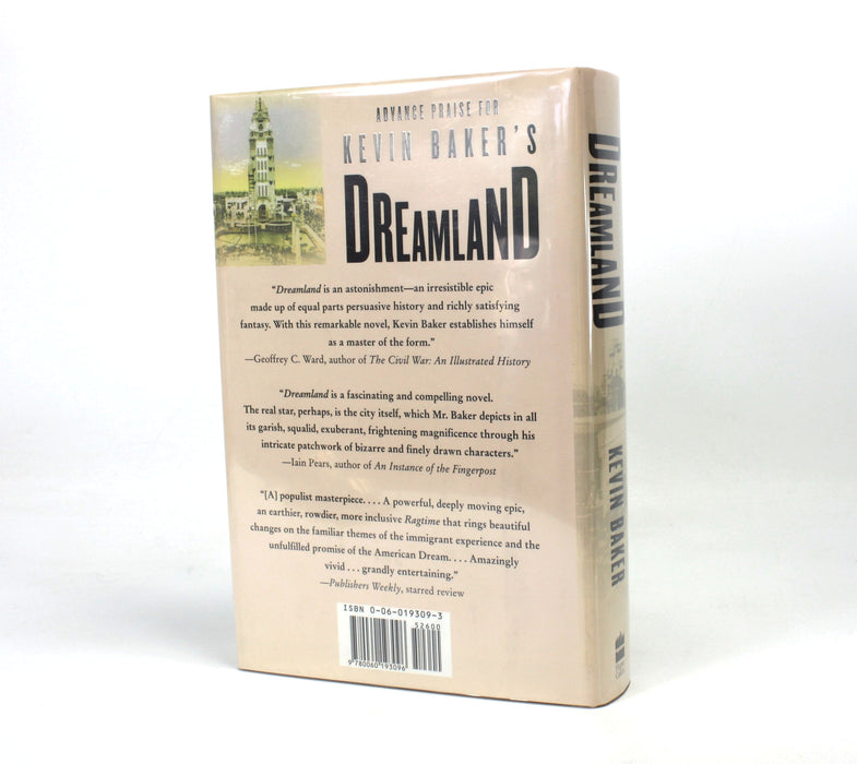 Dreamland, Kevin Baker, 1999, signed 1st edition