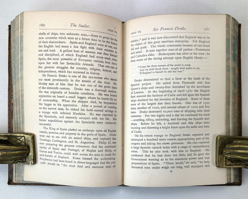 Duty, with Illustrations of Courage, Patience, & Endurance, by Samuel Smiles, John Murray, 1886. Prize binding.