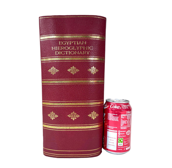 Sir E. A. Wallis Budge. An Egyptian Hieroglyphic Dictionary. Exceptional Harrison & Sons Printer's Working Production Copy, documenting the manufacture of the first edition, 1916-1920.