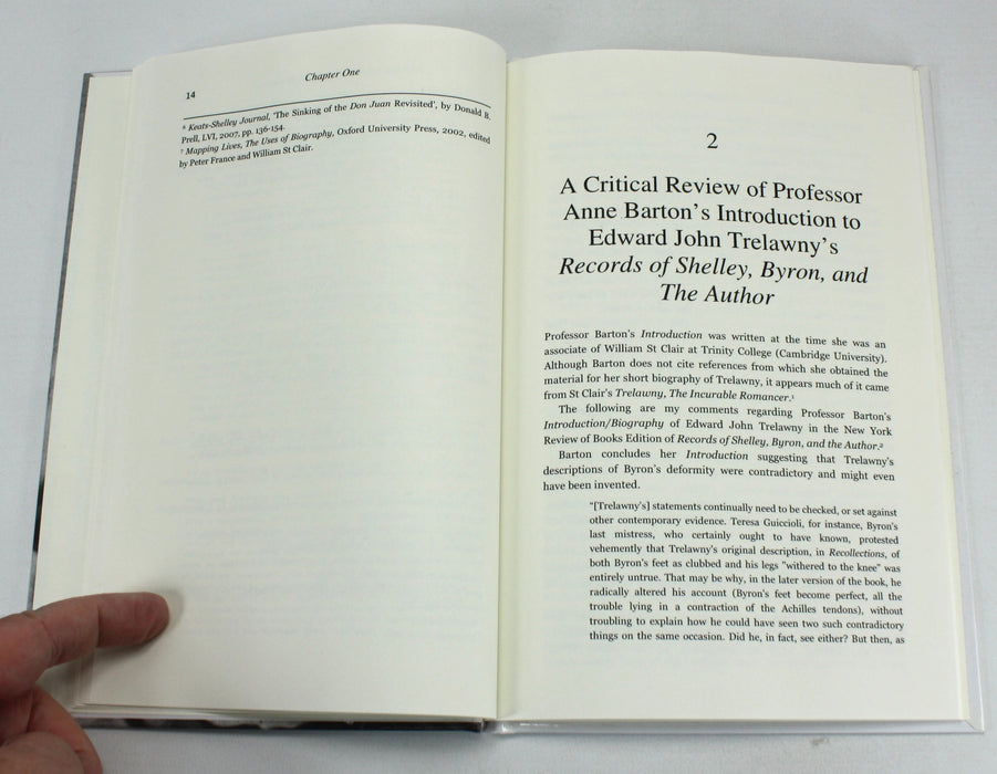 Edward John Trelawny; Fact or Fiction, Donald. B. Prell, 2008. Limited edition.