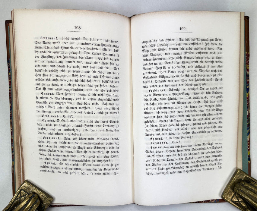 Egmont. Ein Trauerspiel von Goethe. Stuttgart; Verlag der J.G. Cotta’schen Buchhandlung, 1866.