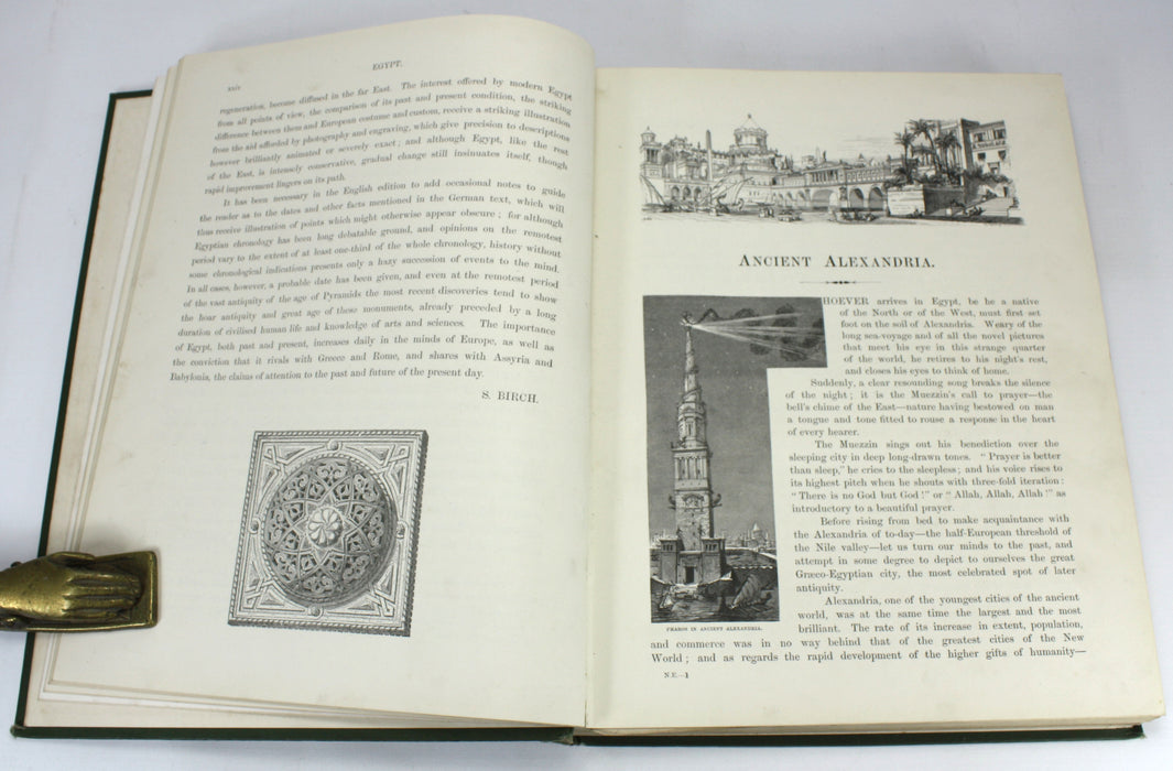 Egypt; Descriptive, Historical, and Picturesque, G. Ebers, 1887, 2 Volume Set