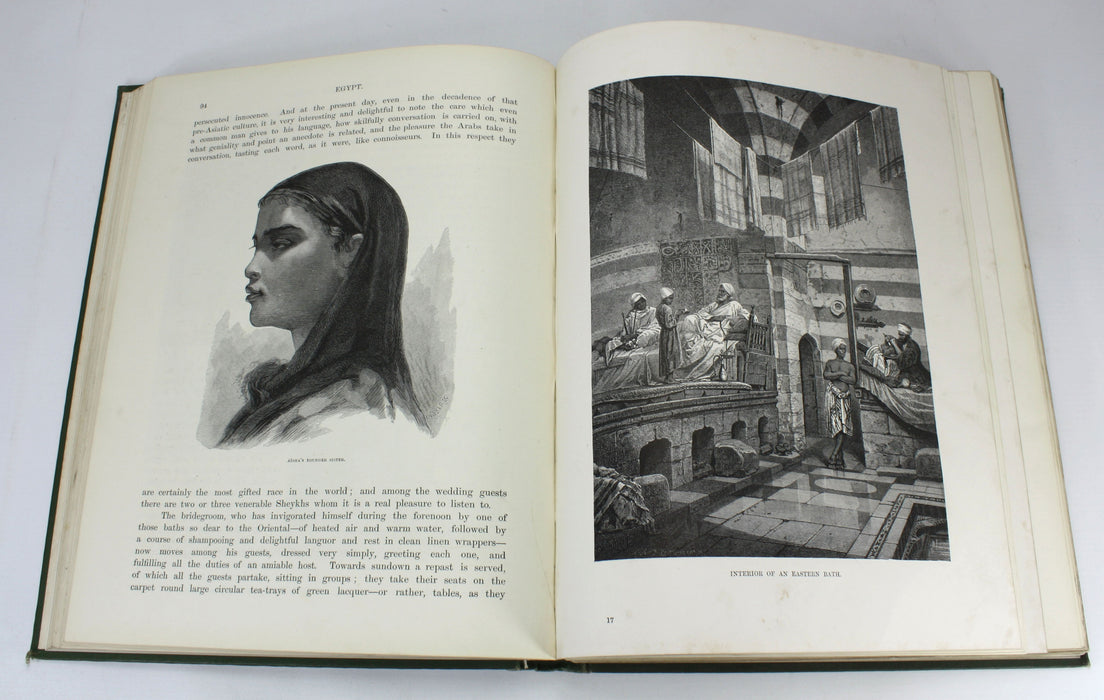 Egypt; Descriptive, Historical, and Picturesque, G. Ebers, 1887, 2 Volume Set