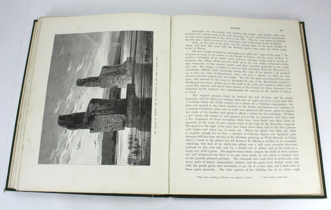 Egypt; Descriptive, Historical, and Picturesque, G. Ebers, 1887, 2 Volume Set