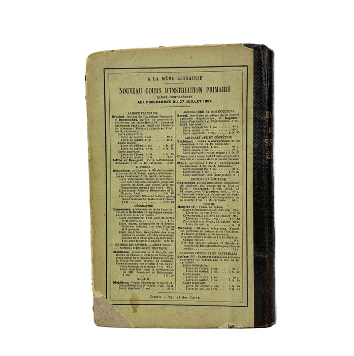 Éléments Usuels des Sciences Physiques et Naturelles. Cours supérieur. Livre de l'élève. Par Le Dr. Saffray, 1884