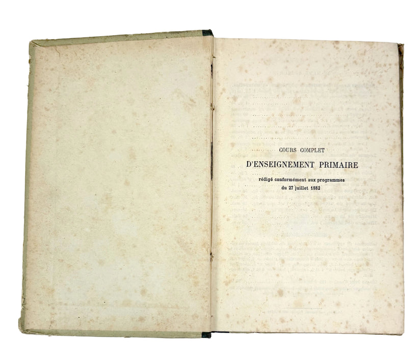 Éléments Usuels des Sciences Physiques et Naturelles. Cours supérieur. Livre de l'élève. Par Le Dr. Saffray, 1884