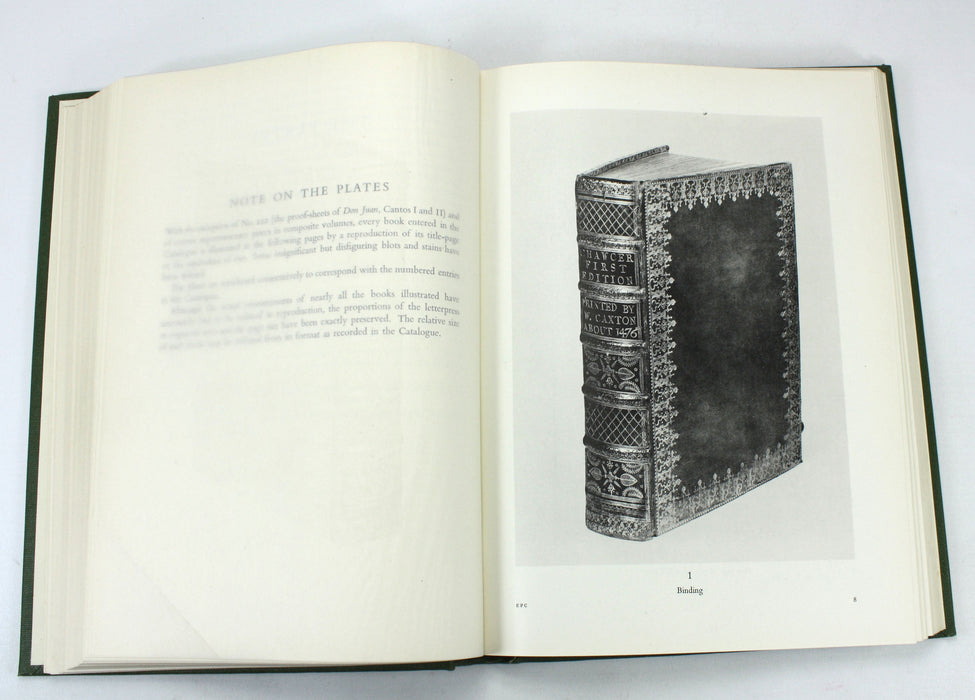 English Poetry; An Illustrated Catalogue of First and Early Editions Exhibited in 1947 at 7 AldemarleStreet, London, John Hayward, 1950 numbered, limited edition