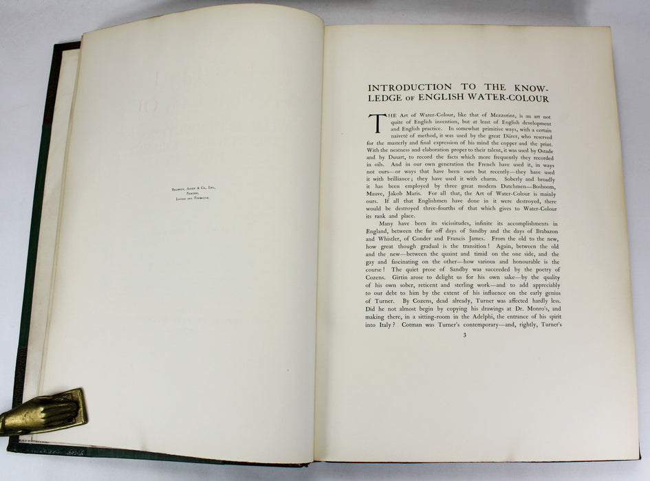 English Water-colour with Reproductions of Drawings by Eminent Painters, Charles Holme, Frederick Wedmore, 'The Studio', 1902