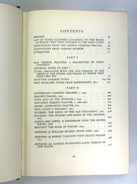 English & Scottish Psalm & Hymn Tunes c. 1543-1677, Maurice Frost, 1953