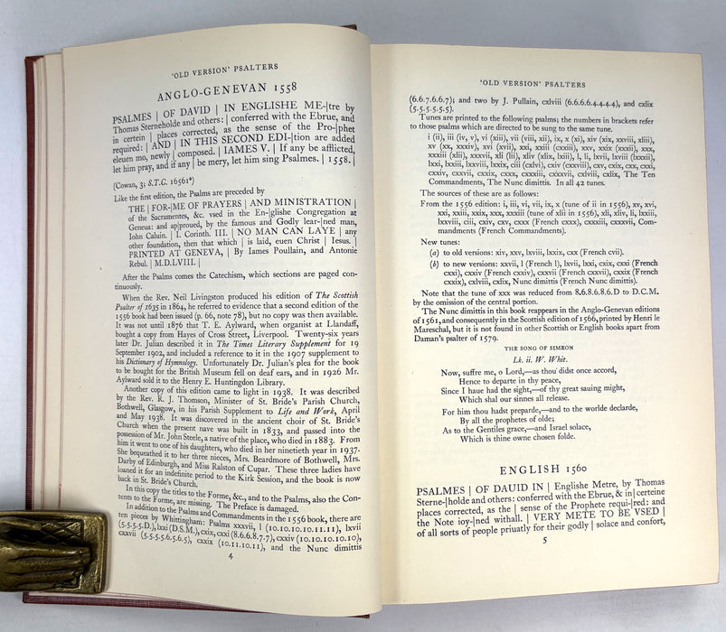 English & Scottish Psalm & Hymn Tunes c. 1543-1677, Maurice Frost, 1953