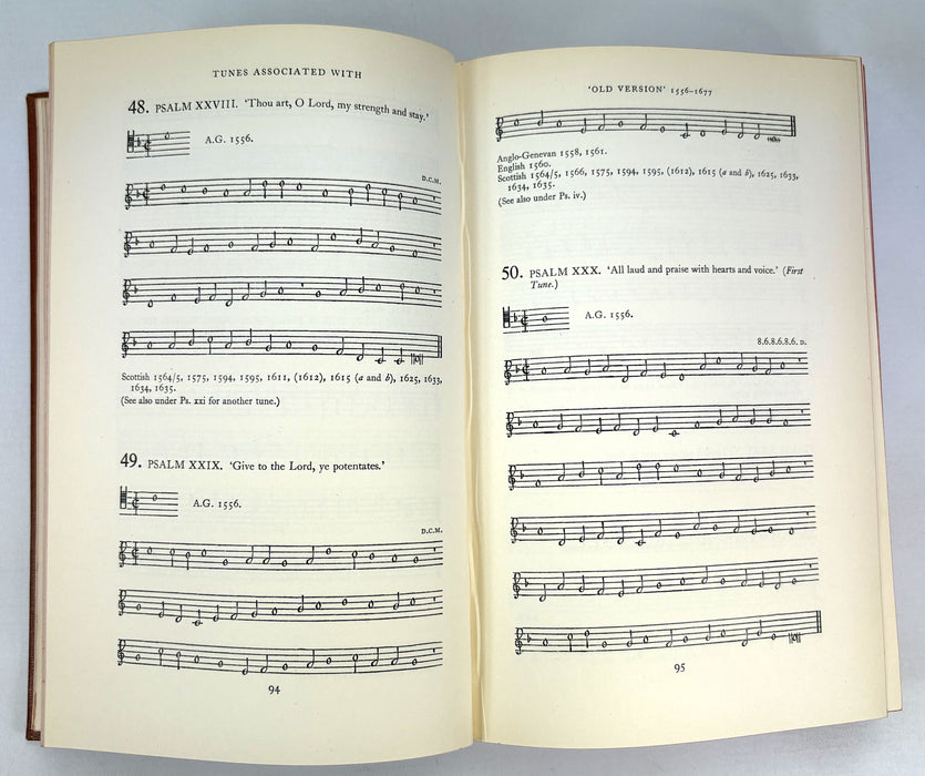 English & Scottish Psalm & Hymn Tunes c. 1543-1677, Maurice Frost, 1953