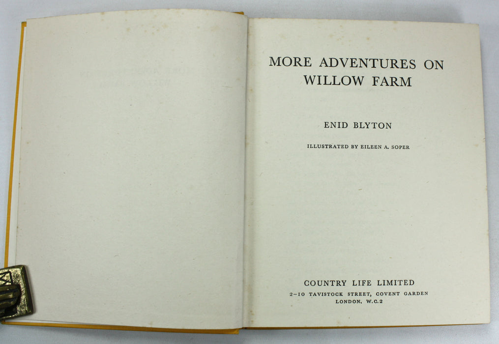 Enid Blyton Farm series; Complete set of 3 vintage Cherry Tree and Willow Farm novels, 1948-1958