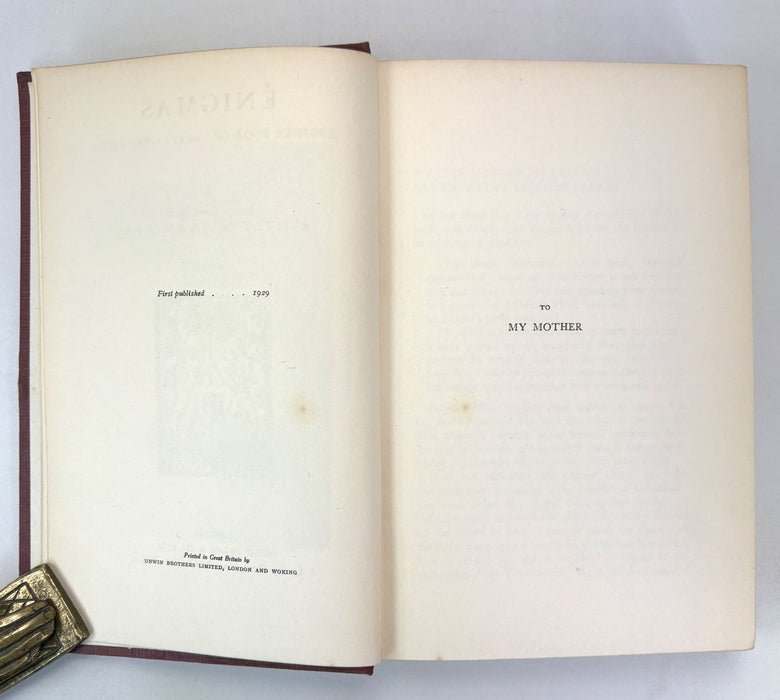 Enigmas; Another Book of Unexplained Facts, by Rupert T. Gould. Published by Philip Allan, 1929.