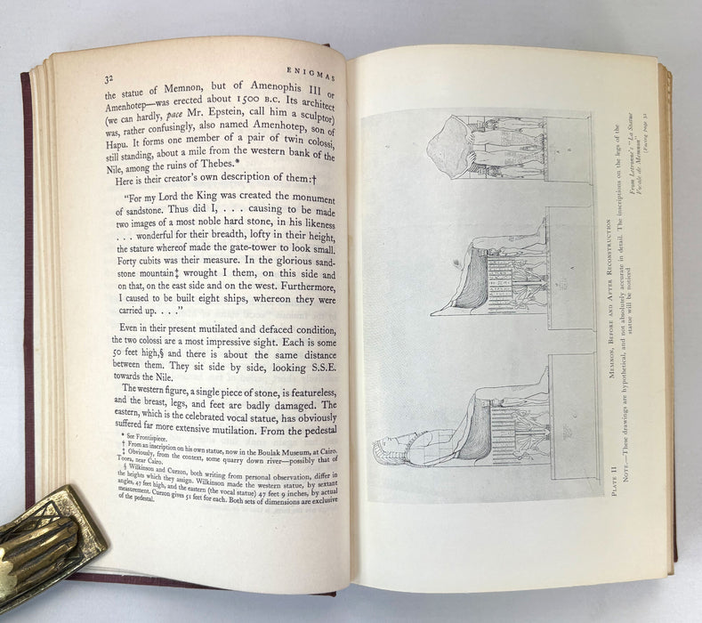 Enigmas; Another Book of Unexplained Facts, by Rupert T. Gould. Published by Philip Allan, 1929.