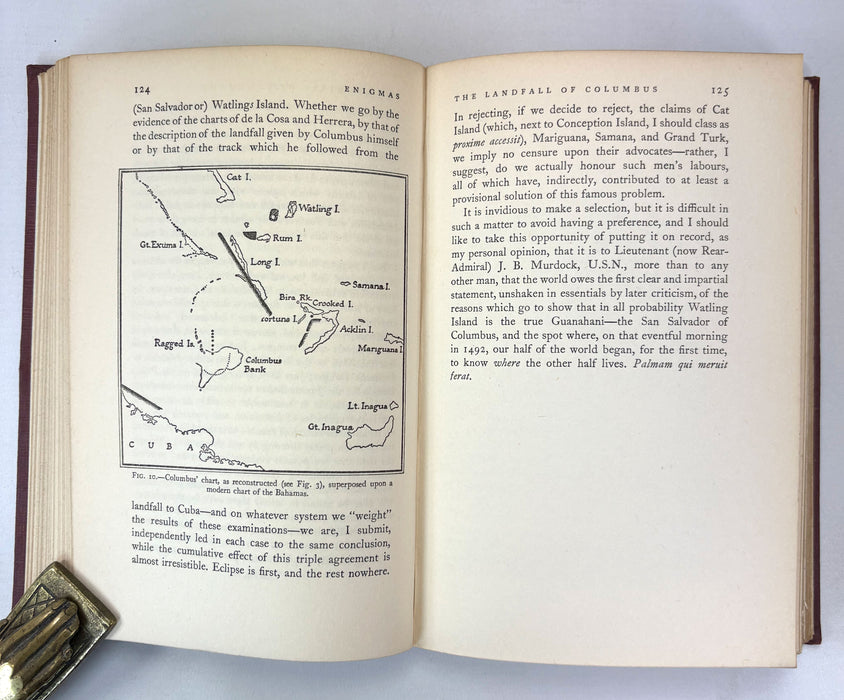 Enigmas; Another Book of Unexplained Facts, by Rupert T. Gould. Published by Philip Allan, 1929.