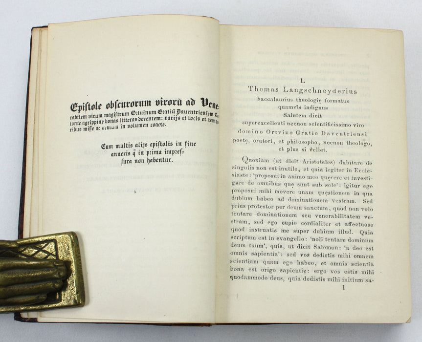 Epistolae Obscurorum Virorum, Defensio Ioannis Pepericorni, Ortuini Gratii, Lipsiae, 1869