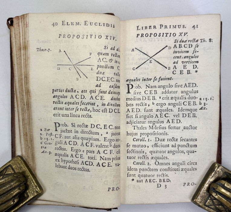 Euclidis; Elementorum Sex Priores Libri Recogniti Opera, Christiani Melder, Jacobus Bernardus, 1711