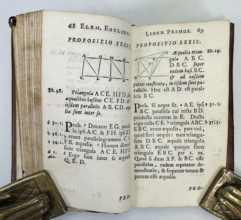 Euclidis; Elementorum Sex Priores Libri Recogniti Opera, Christiani Melder, Jacobus Bernardus, 1711