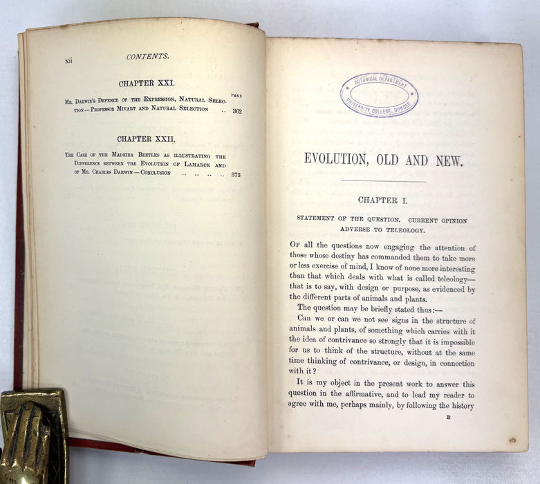 Evolution, Old and New; or, The Theories of Buffon, Dr. Erasmus Darwin, and Lamarck, As Compared with that of Mr. Charles Darwin, by Samuel Butler, 1879