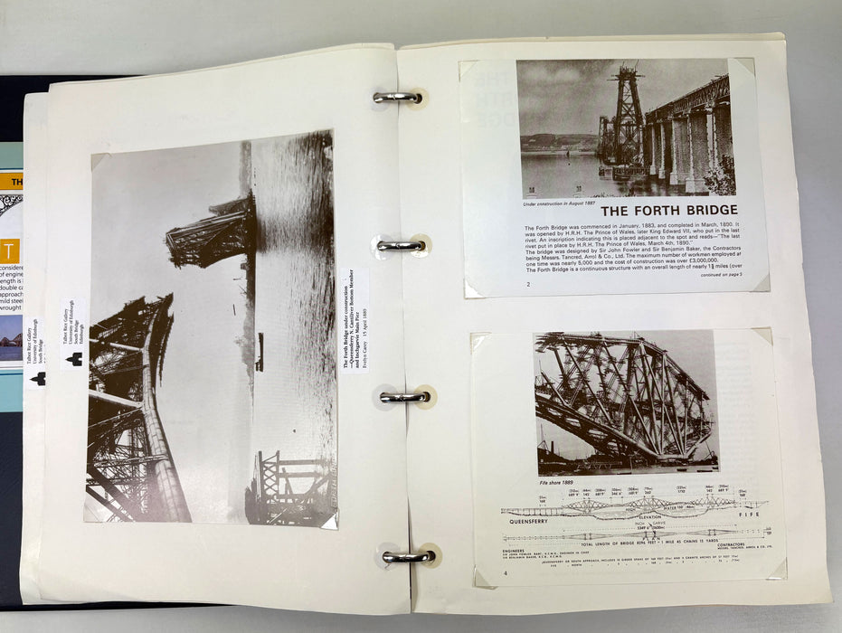 Extensive Archive Collection of Forth Bridge (Forth Railway Bridge) Ephemera