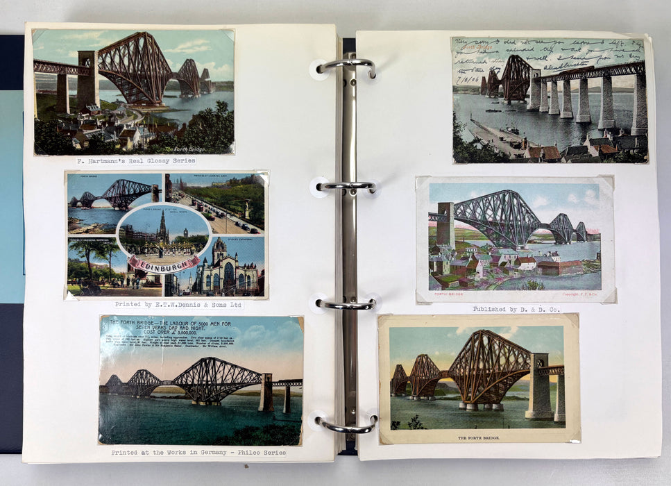 Extensive Archive Collection of Forth Bridge (Forth Railway Bridge) Ephemera