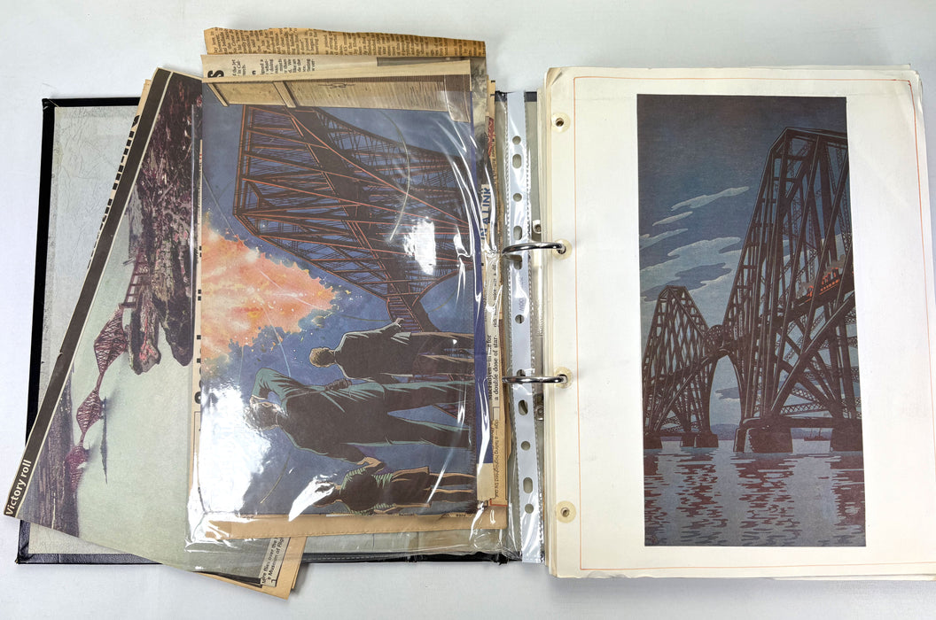 Extensive Archive Collection of Forth Bridge (Forth Railway Bridge) Ephemera