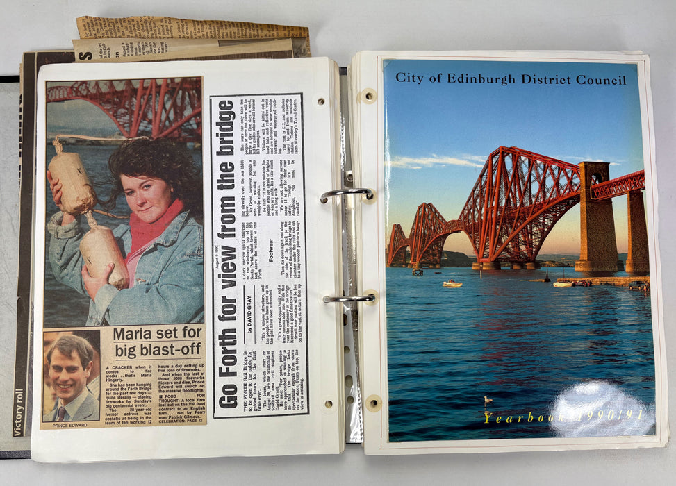 Extensive Archive Collection of Forth Bridge (Forth Railway Bridge) Ephemera