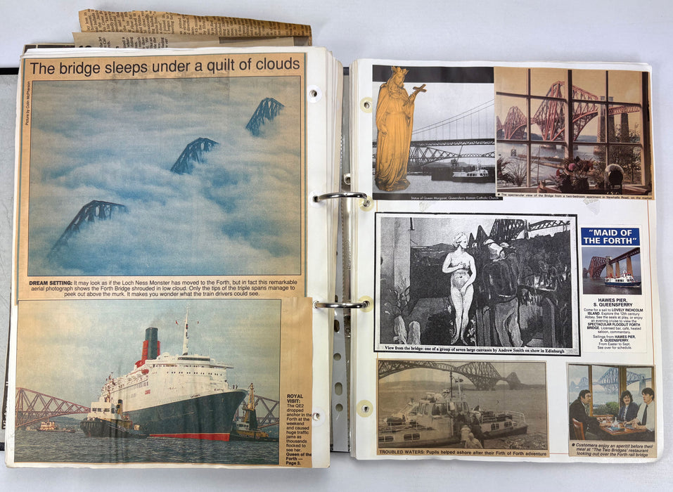Extensive Archive Collection of Forth Bridge (Forth Railway Bridge) Ephemera