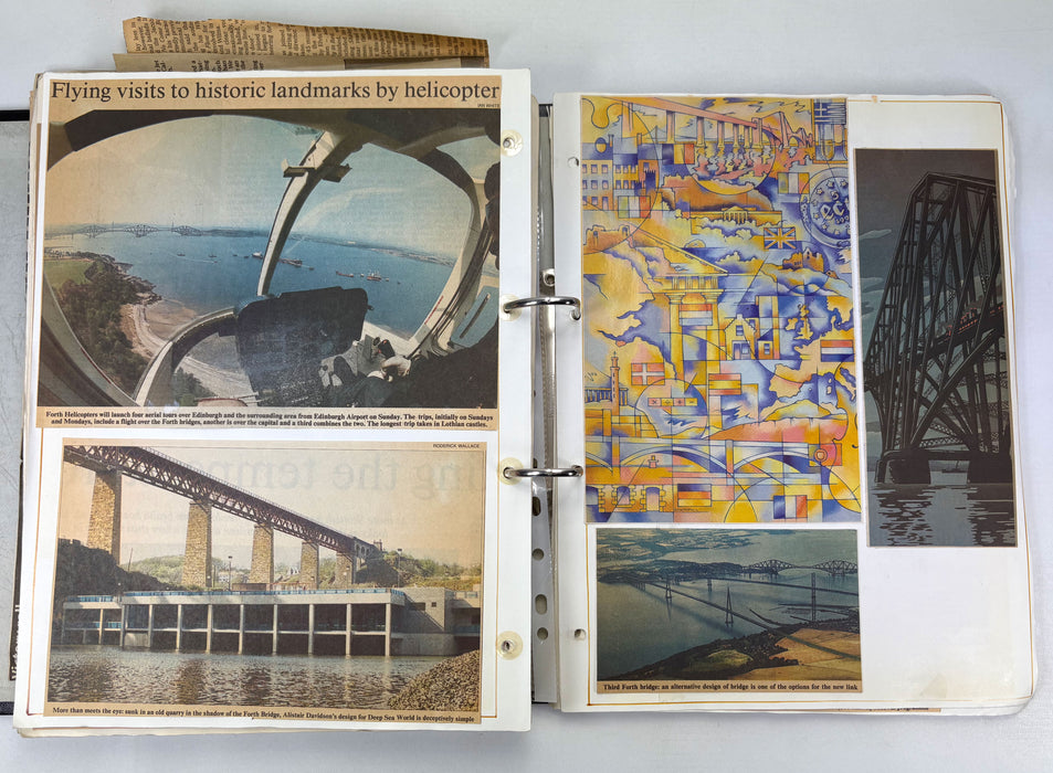 Extensive Archive Collection of Forth Bridge (Forth Railway Bridge) Ephemera