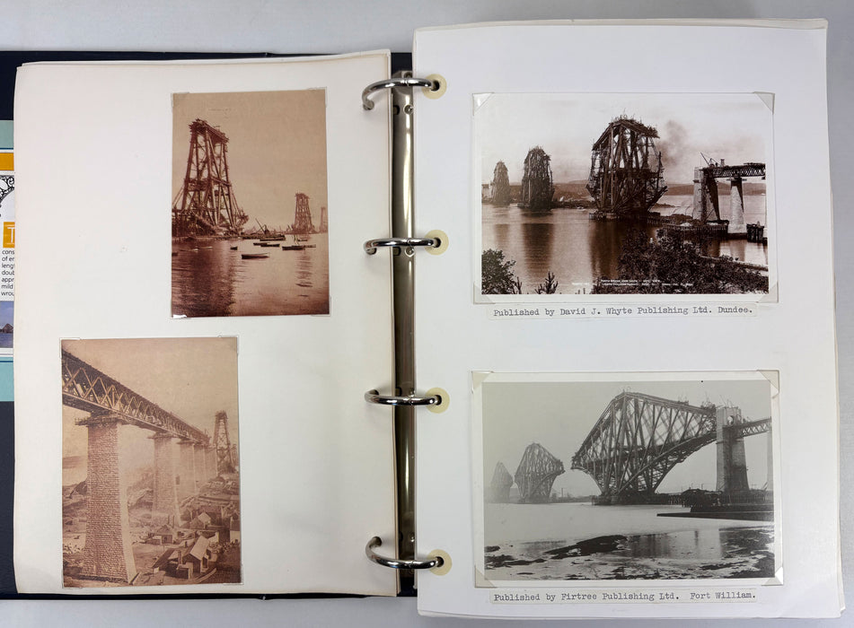 Extensive Archive Collection of Forth Bridge (Forth Railway Bridge) Ephemera