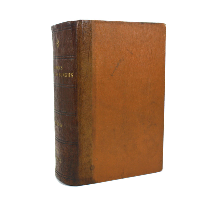 Famous Scottish Burghs; Their Romantic Story, George Eyre-Todd, 1923, Library binding