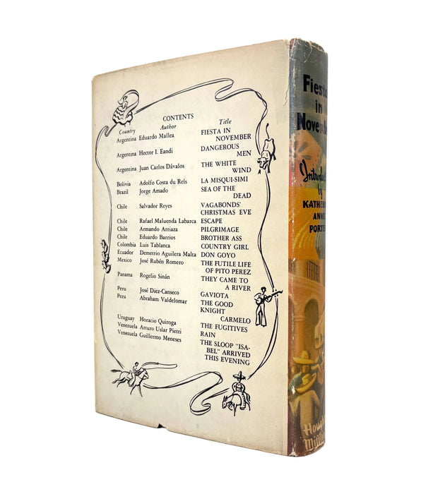 Fiesta in November; Stories from Latin America, edited by Angel Flores & Dudley Poore, Houghton Mifflin, 1942