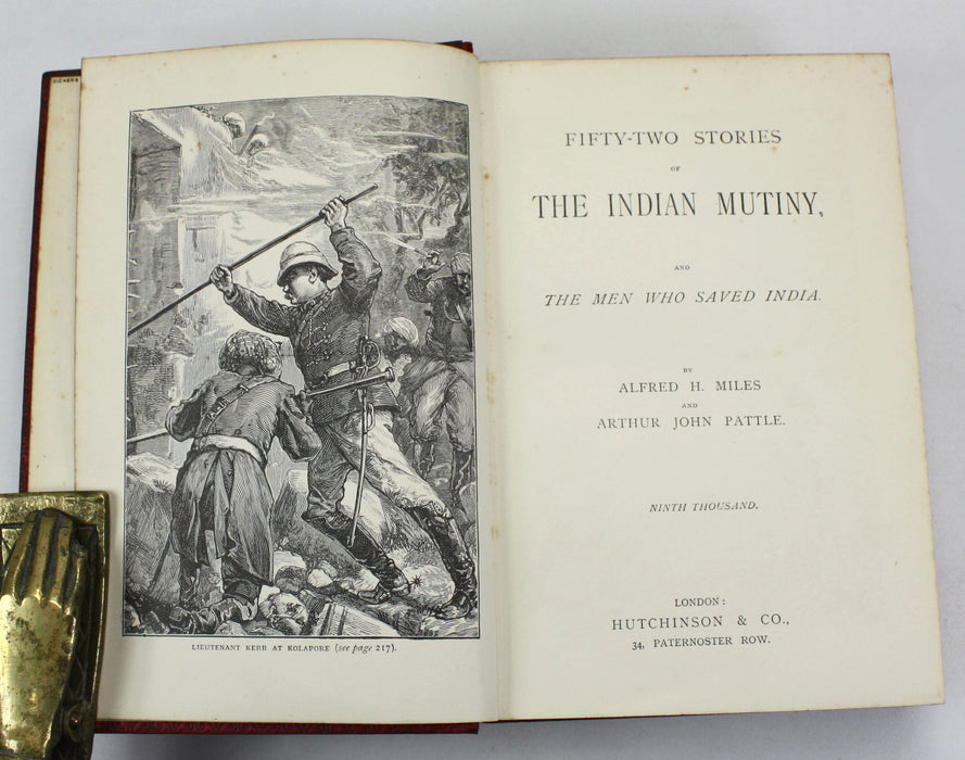 Fifty-Two Stories of The Indian Mutiny, Alfred H Miles and Arthur John Pattle, c. 1895