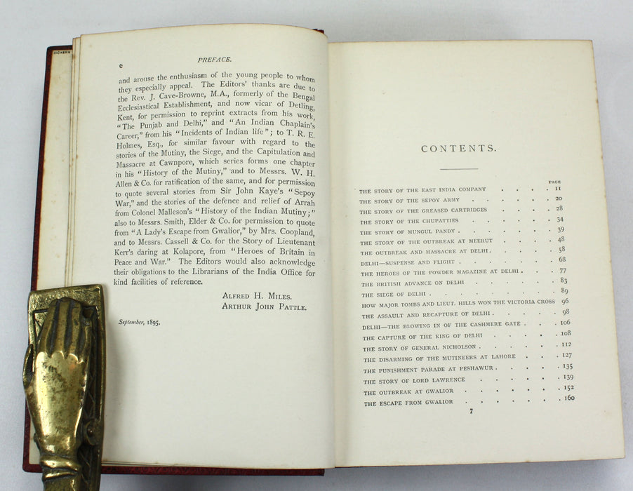 Fifty-Two Stories of The Indian Mutiny, Alfred H Miles and Arthur John Pattle, c. 1895