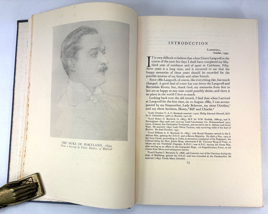 Fifty Years and More of Sport in Scotland, The Duke of Portland, 1933