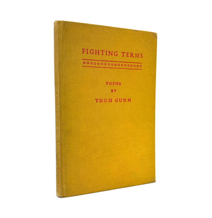 Fighting Terms; Poems by Thom Gunn, Fantasy Press, 1954