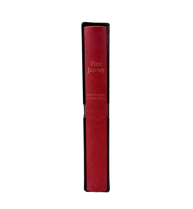 First Journey, by Winston S. Churchill. Signed Limited edition of 260 copies, 1966