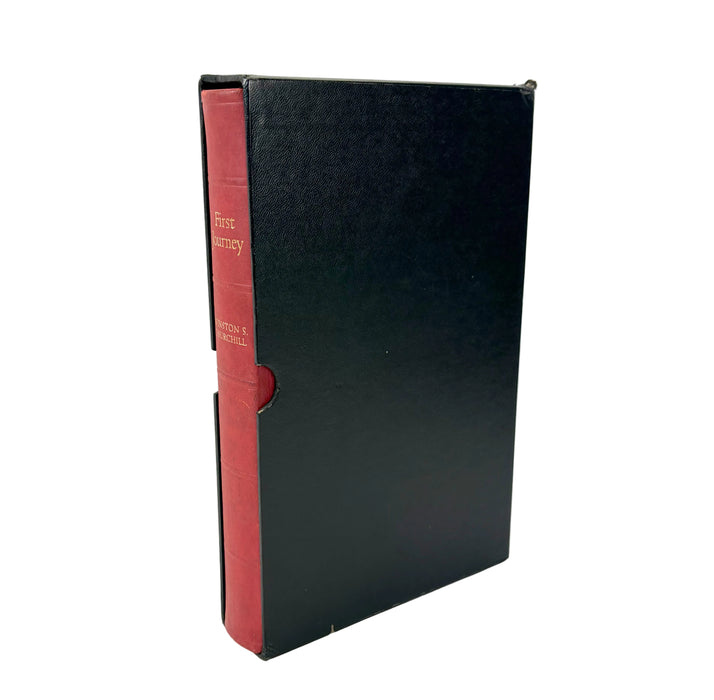 First Journey, by Winston S. Churchill. Signed Limited edition of 260 copies, 1966