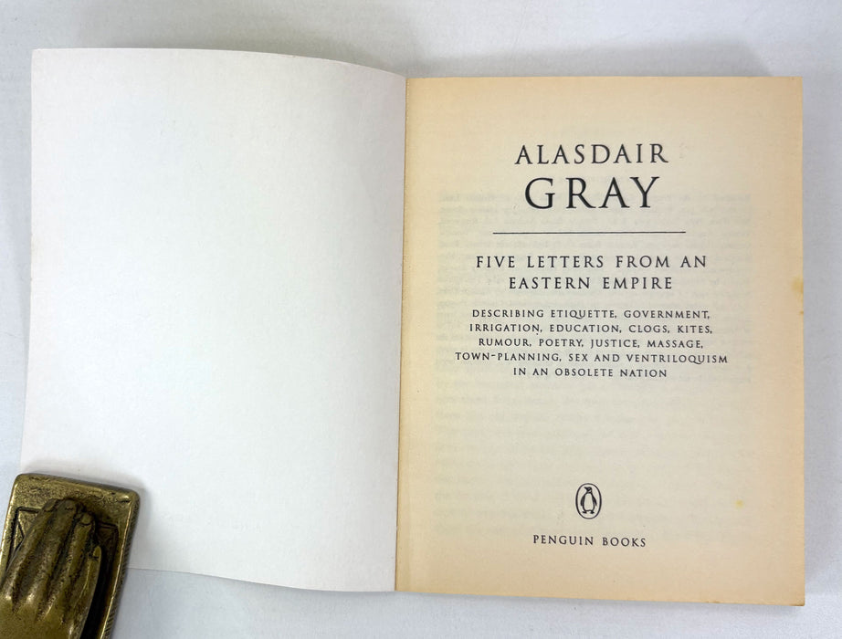 Five Letters From An Eastern Empire, Alasdair Gray, 'Penguin 60', 1995