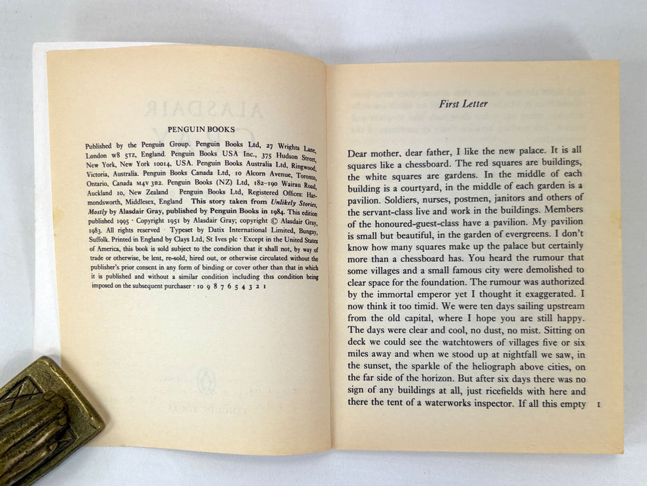 Five Letters From An Eastern Empire, Alasdair Gray, 'Penguin 60', 1995