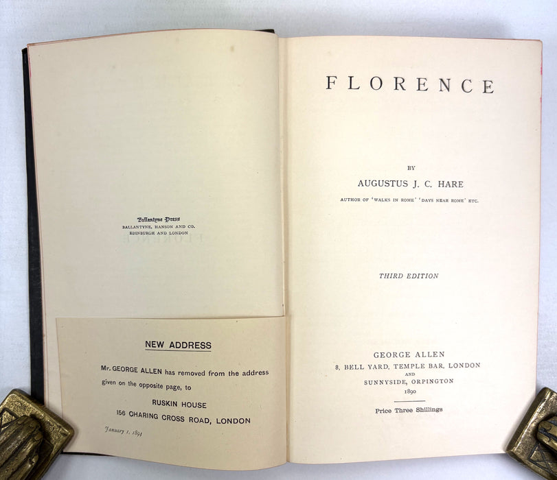 Florence, Augustus J.C. Hare, 1890