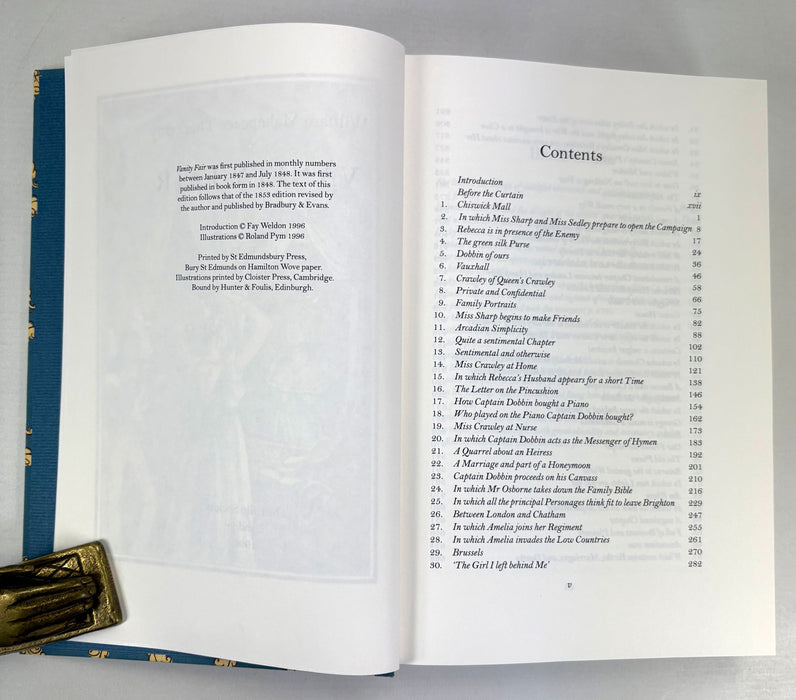 Folio Society; Vanity Fair, William Makepeace Thackeray, 1996