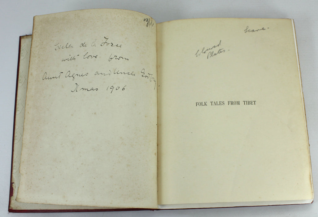 Folk Tales from Tibet, Capt. W.F. O'Connor, 1906