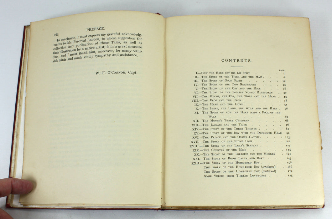 Folk Tales from Tibet, Capt. W.F. O'Connor, 1906