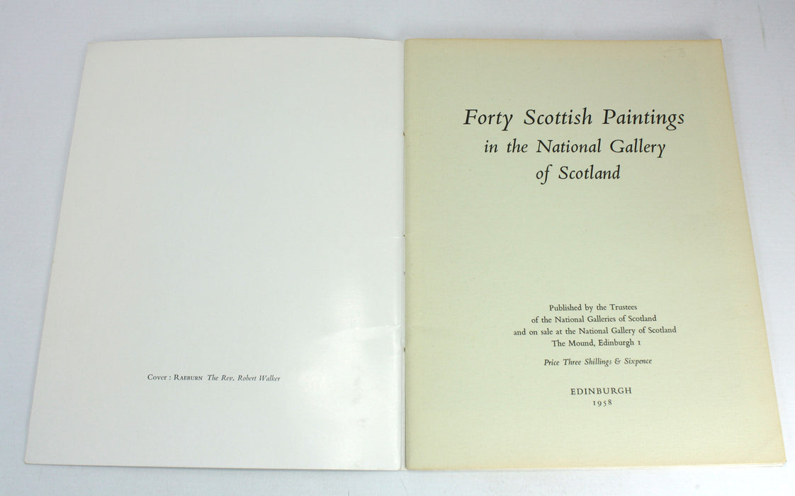 Forty Scottish Paintings, National Gallery of Scotland, 1958