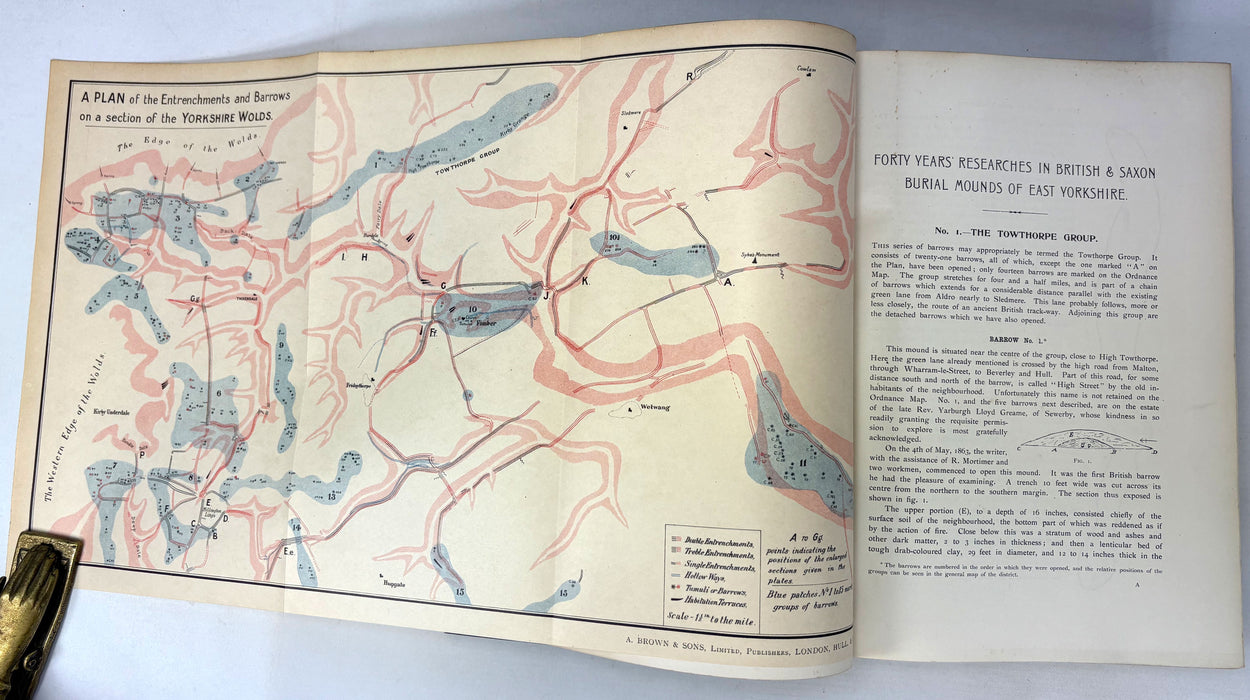 Forty Years' Researches in British and Saxon Burial Mounds of East Yorkshire, J.R. Mortimer, 1905