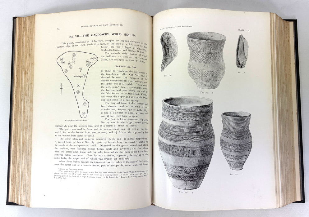 Forty Years' Researches in British and Saxon Burial Mounds of East Yorkshire, J.R. Mortimer, 1905