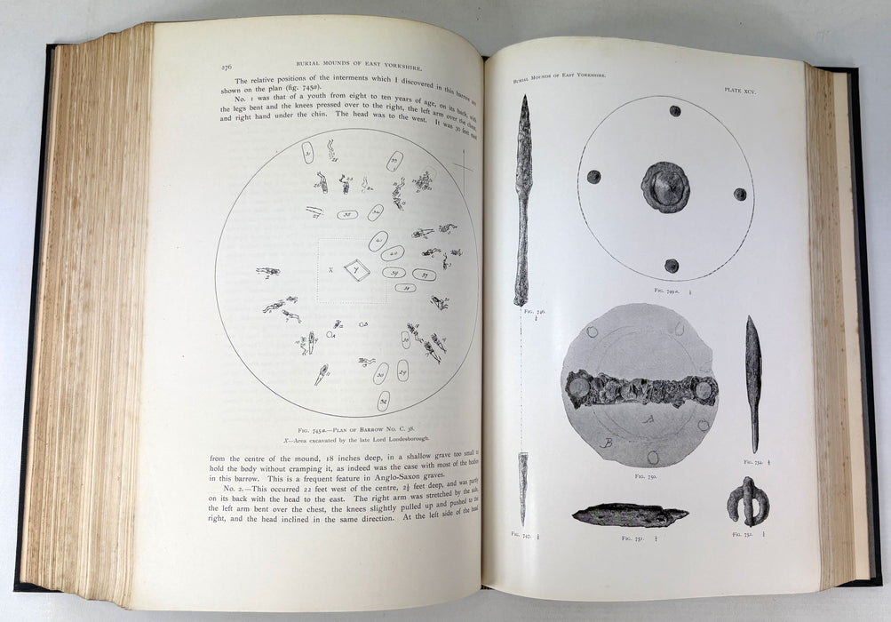 Forty Years' Researches in British and Saxon Burial Mounds of East Yorkshire, J.R. Mortimer, 1905