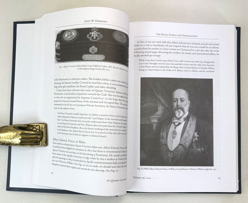 Freemasonry; Ars Quatuor Coronatorum; The Transactions of the Quatuor Coronati Lodge No. 2076, Volume 136, 2023. Edited by John Wade.