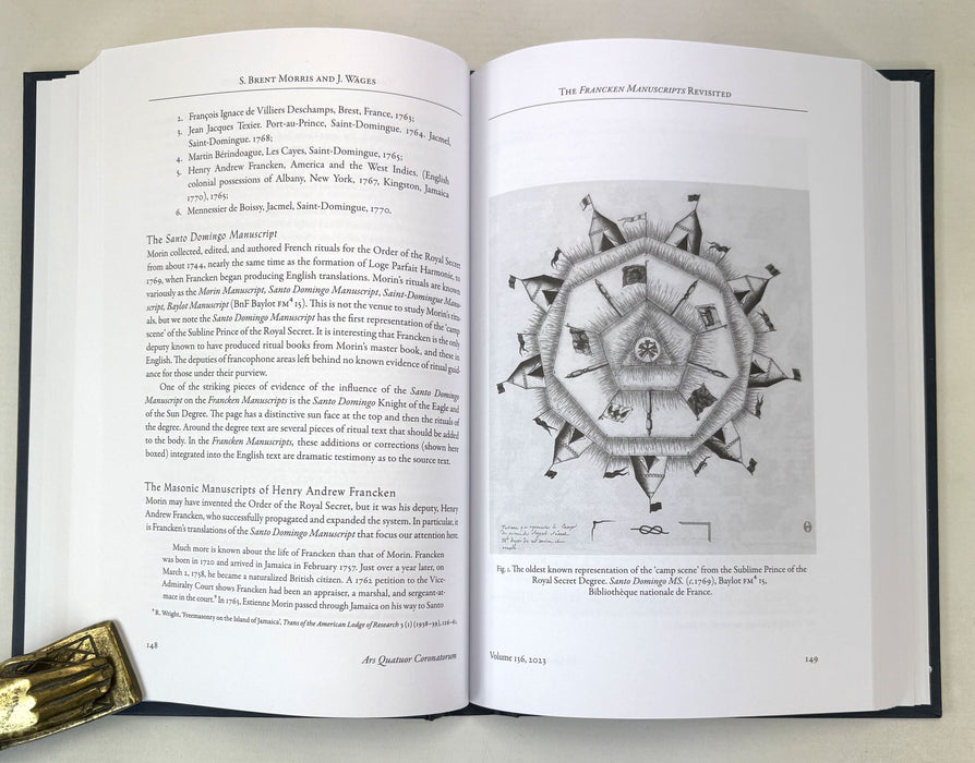 Freemasonry; Ars Quatuor Coronatorum; The Transactions of the Quatuor Coronati Lodge No. 2076, Volume 136, 2023. Edited by John Wade.